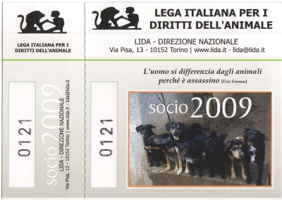 Fai la tessera LIDA 2009!